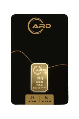 ARD 10 gr 24 Ayar Gram Külçe Altın