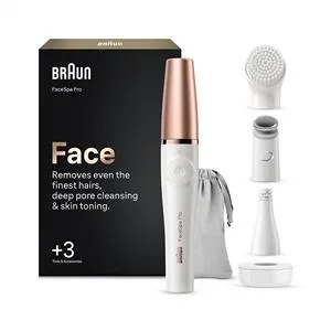 Braun FaceSpa Pro 911 + 3 Ekstra Başlık, Yüz Epilatörü