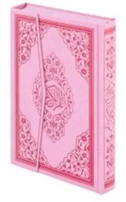 Kur`an-ı Kerim Orta Boy Bilgisayarlı Mühürlü - Pembe