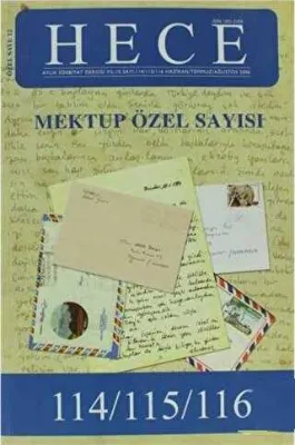 Hece Aylık Edebiyat Dergisi Mektup Özel Sayı Sayısı: 12 - 114 - 115 - 116 Ciltsiz