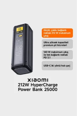 Xiaomi 212W HyperCharge Power Bank 25000mAh GL