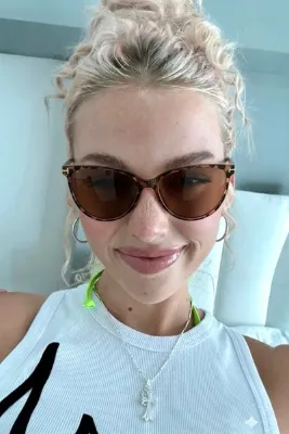 REN EYEWEAR Frida Cat Leopar Yeni Sezon Kadin Güneş Gözlüğü /