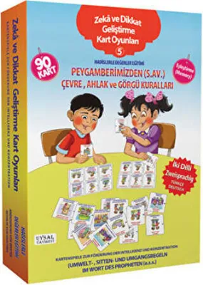 Zeka Ve Dikkat Geliştirme Kart Oyunları - 5 - Hadislerle Değerler Eğitimi