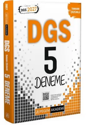 2027 DGS Tamamı Çözümlü 5 Deneme