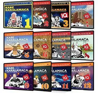 Dünya Beyin Olimpiyatları Kare Karalamaca Serisi 12 Kitap Takım