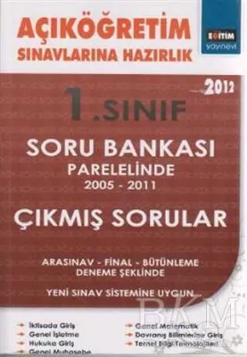 Açıköğretim Sınavlarına Hazırlık 1. Sınıf 2012
