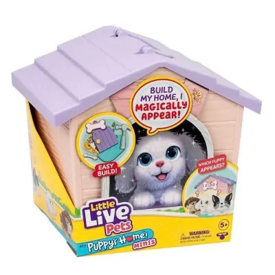 Little Live Pets Yavru Köpeğim ve Evi - Mor