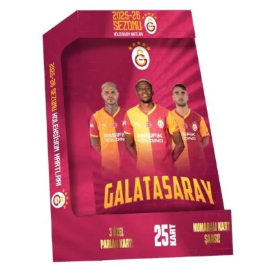 Mythos Galatasaray 25/26 Sezon Kartları Metal Kutu