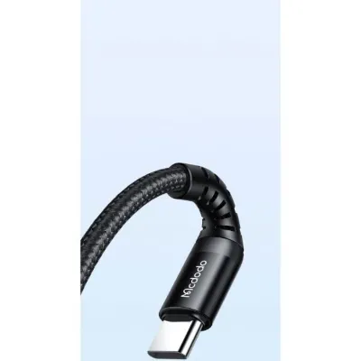 Mcdodo CA-5641 60W 1 Metre 3A Usb-C TO Usb-C Şarj ve Data Kablosu Siyah
