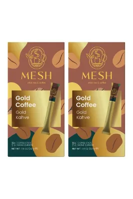 Mesh Stick Granül Kahve Gold Kahve 2 Paket Birarada