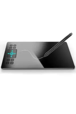 Veikk A50 10x6" 16384 Yüksek Basınç Dokunmatik Kısayol Profesyonel 5080 LPI Grafik Tablet + Kalem