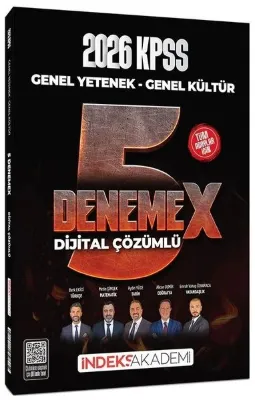 2026 KPSS Genel Yetenek Genel Kültür 5 DenemeX Çözümlü