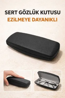 bonjorno aksesuar Gözlük Kabı Optik Çerçeve Için (SERT) Silme Bezi Hediyeli (Gözlük Dahil Değildir)
