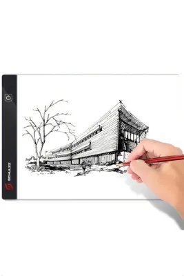 Schulzz Led Işıklı A4 Çizim Kopyalama 3 Seviyeli Ayarlanabilir Çizim Tahtası