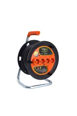 Bylion Seyyar Makaralı Uzatma 3*2,5 Mm 20 Mt Termal Sigortalı