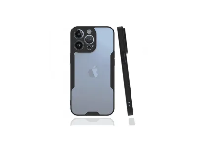 NEWFACE iPhone 13 Pro Uyumlu Platin Silikon Telefon Kılıfı Siyah