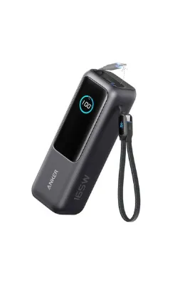 Anker Zolo 25.000 mAh Power Bank, 165W, Taşınabilir Şarj Cihazı, Siyah - A1695
