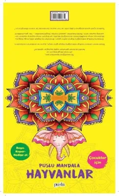 Çocuklar İçin- Puslu Mandala- Hayvanlar