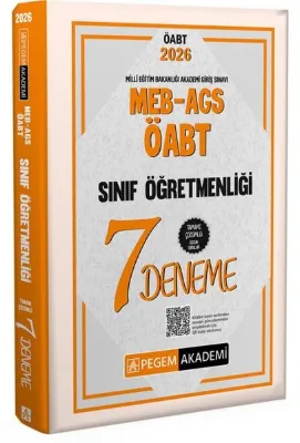 2026 MEB AGS ÖABT Sınıf Öğretmenliği Tamamı Çözümlü 7 Deneme