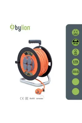Bylıon 30 Metre Seyyar Uzatma Kablosu 3*2.5 Mm² 30 Mt. Işıklı- Ip44