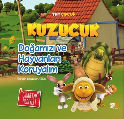TRT Çocuk - Kuzucuk - Doğamızı ve Hayvanları Koruyalım - Çıkartma Hediyeli
