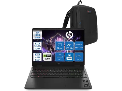 HP Omen 8GB RTX5060 WBQ3Q8EAF16 Intel Core i9-14900HX 32 GB RAM 4 TB SSD 16 inç FreeDOS Laptop+Çanta Siyah