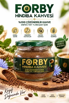 FORBY Hindiba Kahvesi Cam Kavanoz 150 Gr