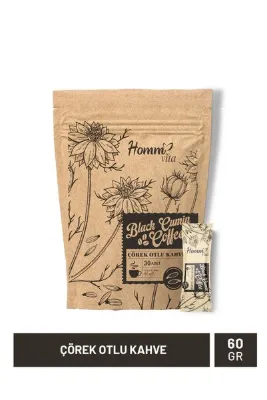 homm Çörekotu Aromalı Tek Porsiyonluk Kahve 30 Adet 60 gr