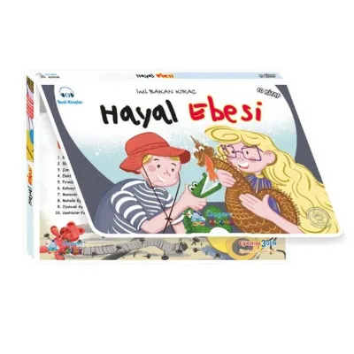 Hayal Ebesi Seti - 10 Kitap Takım - Kutulu 16 Sayfa (10 Kitaplı Okuma Seti + Değerlendirme Eki)