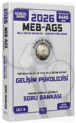 2026 MEB - AGS Eğitim Bilimleri Gelişim Psikolojisi Soru Bankası Çözümlü Pusula Serisi