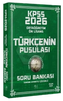 2026 KPSS Lise Ortaöğretim Ön Lisans Türkçenin Pusulası Soru Bankası Çözümlü