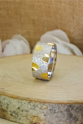 Silver Self Gümüş Alyans Yarı Yıldız