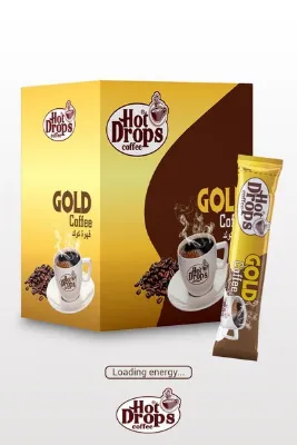 HOT DROPS Gold Kahve (100GR) 50 Adet X 2 Gr Hazır Granül Kahve