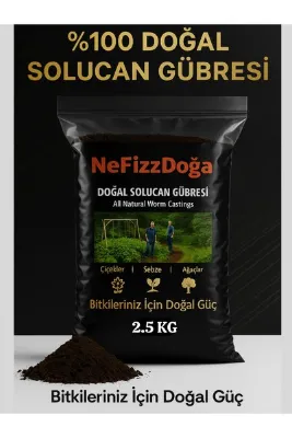 NeFizzDoğa %100 Doğal Solucan Gübresi 2,5 kg