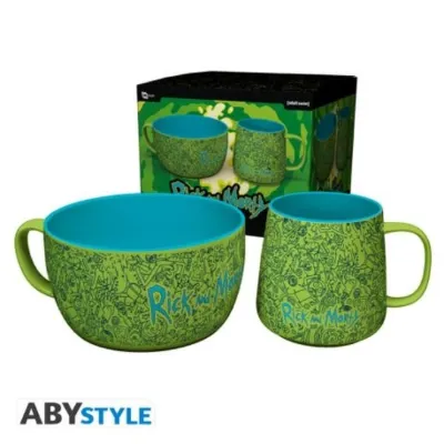 Abystyle Rick And Morty Pattern Kahvaltı Seti