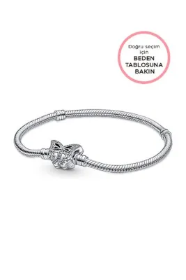 Pandora Moments Kelebek Klipsli Zincir Bileklik
