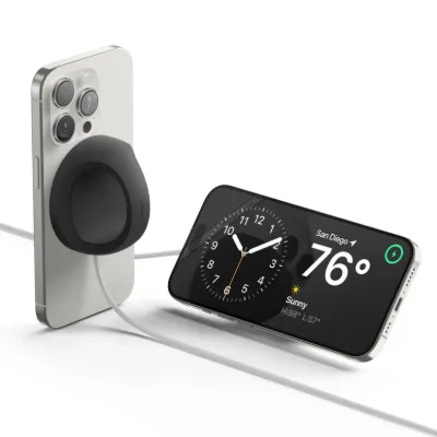 Elago Apple MagSafe Uyumlu Silikon Stand - Siyah