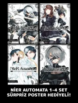 Nier: Automata 1 - 4 - Poster Hediyeli Set