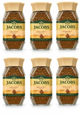 Jacobs Velvet Gold 100 gr Çözünebilir Kahve x 6 Adet