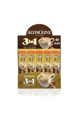 ALTINCEZVE 3 Ü 1 ARADA SÜTLÜ KÖPÜKLÜ 16 GR × 40 ADET