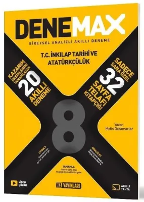 Denemax 8. Sınıf İngilizce 20'Lı Akıllı Deneme