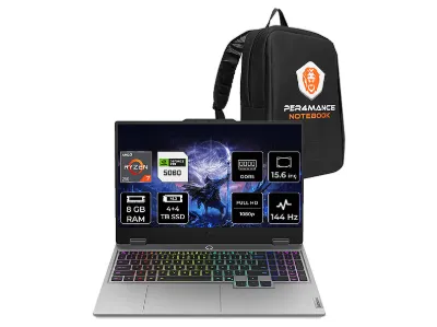 LENOVO LOQ RTX5060 8GB FHD 83JG006ETRP306 AMD Ryzen 7 250 8 GB RAM 4 TB SSD 15,6 inç FreeDOS Laptop+Çanta Gri