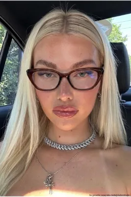 COOLANDBETTER Tilda Kadın Mavi Işık Filtreli Gözlük – Blue Block Cam, Kahverengi Çerçeve, Kedi Göz Tasarım , Ekran gözlüğü