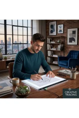 Monozone A2 LED Işıklı Çizim Kopyalama Tableti Eskiz Kaligrafi Anime Mimari Tasarım Işık Masası Grafik Tablet