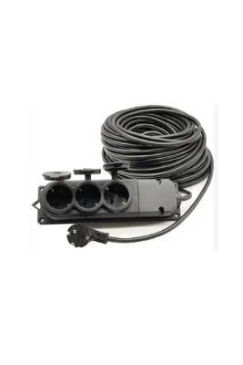 Master Seyyar 3'lü Grup Priz Ara Uzatma Kablosu CCA 10 mt 3x2.5 mm.
