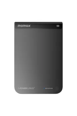 Momax İp163q22d Power S.pass2 10000 Mah Qi2.2 Yari Ssb Magsafe Powerbank Siyah