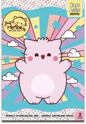 Pembe The Pink Cat - Parıltılı Etkinlikler Kitabı-Kapı Askısı Hediye!