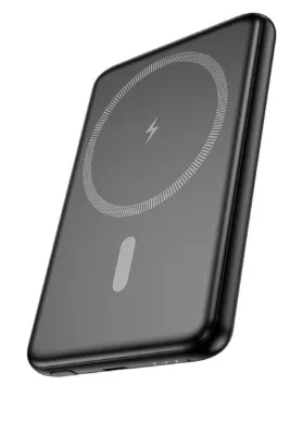 hoco. J140A Tony 5.000 mAh PD 20W Ultra İnce Magsafe Powerbank - Siyah