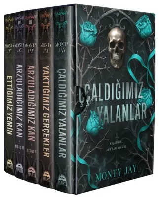 Monty Jay Hollow Erkekleri serisi Seti - 5 Kitap Takım