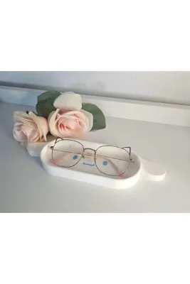 Cinnamoroll Figürlü 3D Baskı Dekoratif Gözlük Standı ve Tutucu - Beyaz
